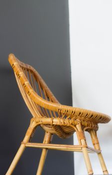 LE PETIT FAUTEUIL EN ROTIN