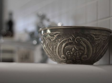 LE BOL DE HAMMAM M AUX MOTIFS FLORAUX