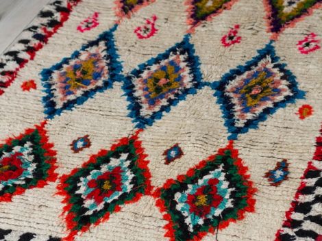 LE TAPIS BERBERE OURIKA AUX LOSANGES