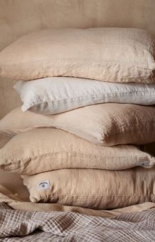 LE COUSSIN EN LIN BRUT FRANCAIS RECTANGULAIRE 45x60