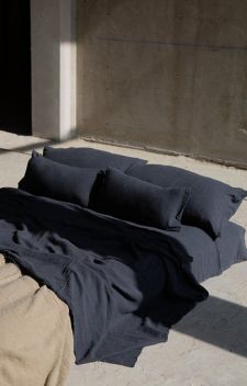 LE COUSSIN EN LIN BRUT FRANCAIS RECTANGULAIRE 30x60