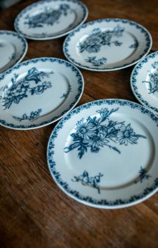 LES 6 ASSIETTES SARREGUEMINES