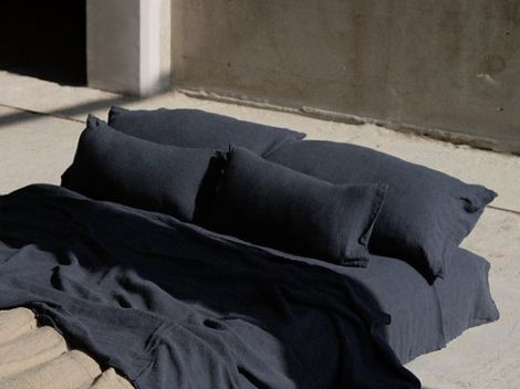 LE COUSSIN EN LIN BRUT FRANCAIS RECTANGULAIRE 60X90