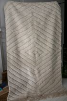 LE TAPIS MAROCAIN BLANC "DIAMANT"